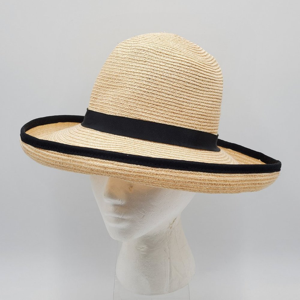 Kathy Jeanne Wide Brim Straw Hat - Picture 4 of 16